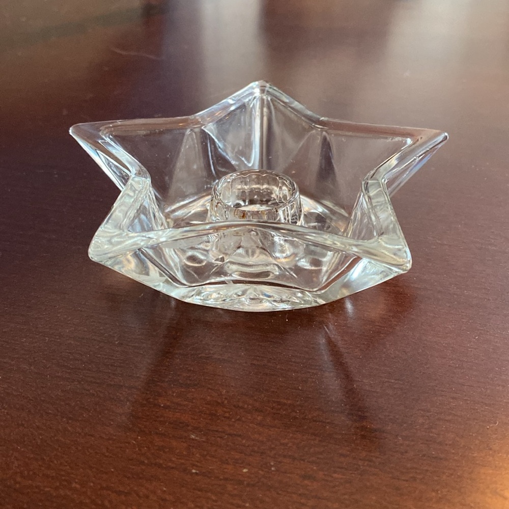 Vintage  Star-Shaped Candle Holders - Picture 4 of 5